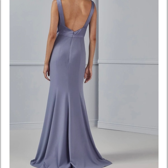 Amsale Meryl Dress in Ivory - Picture 3 of 6